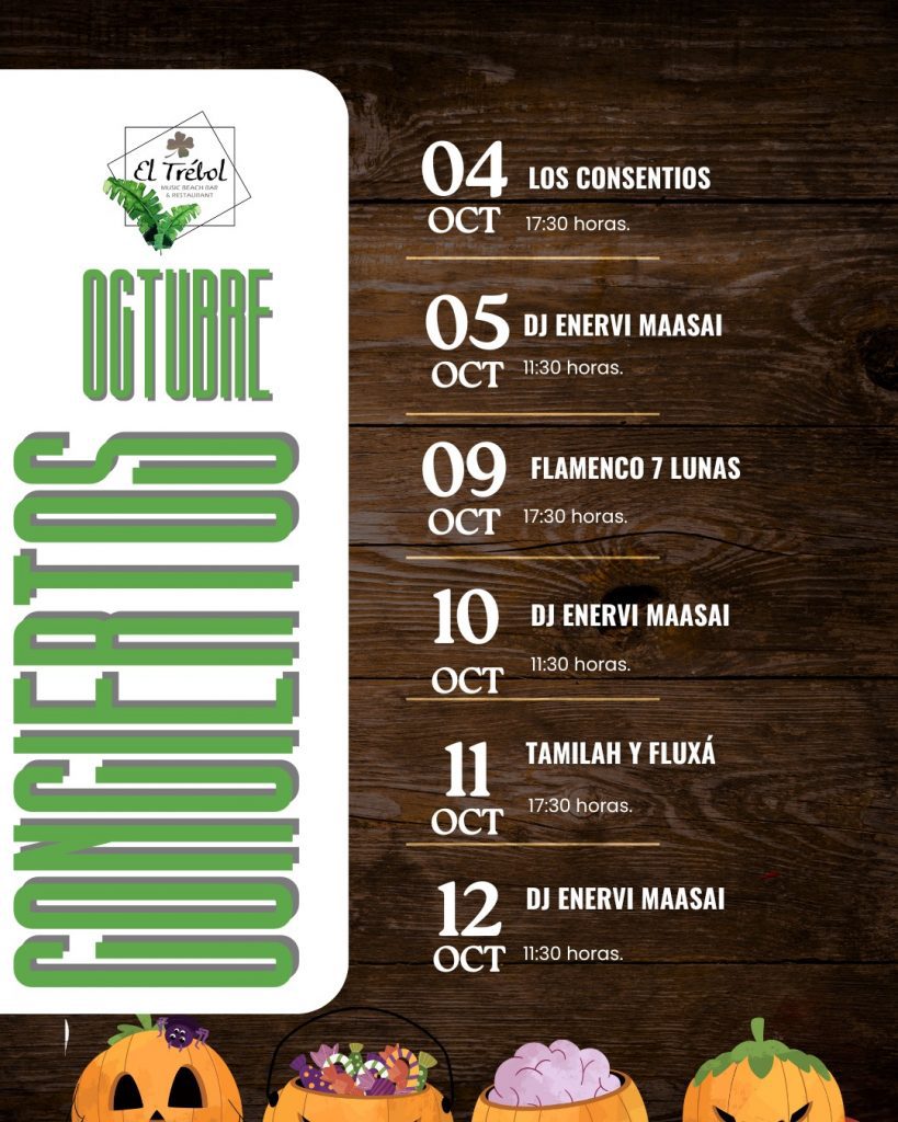 Música Octubre El Trébol